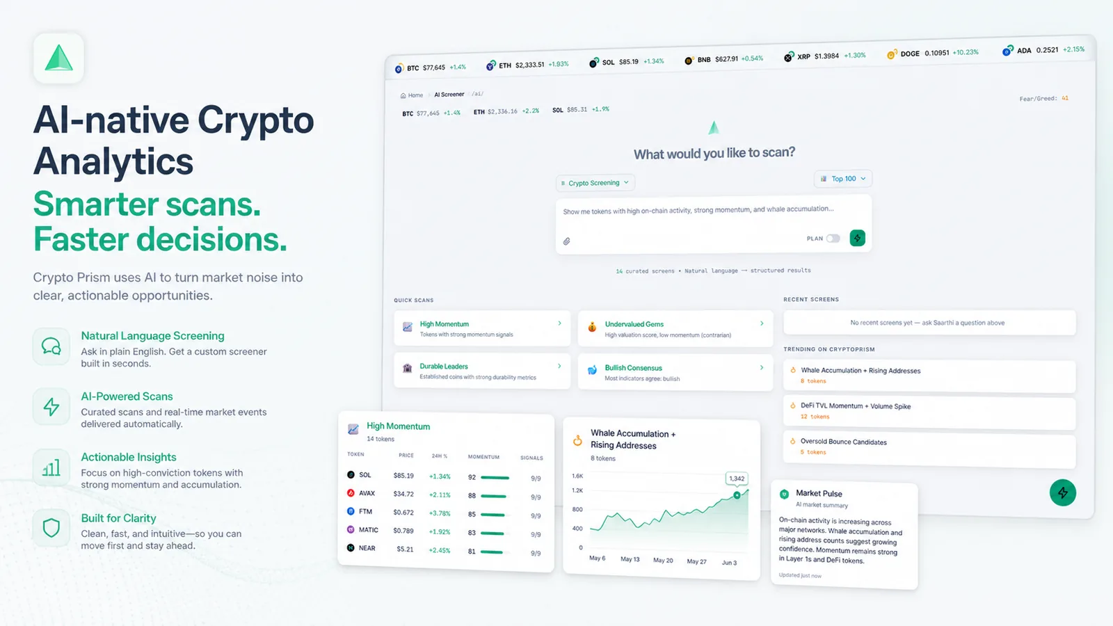 CryptoPrism API