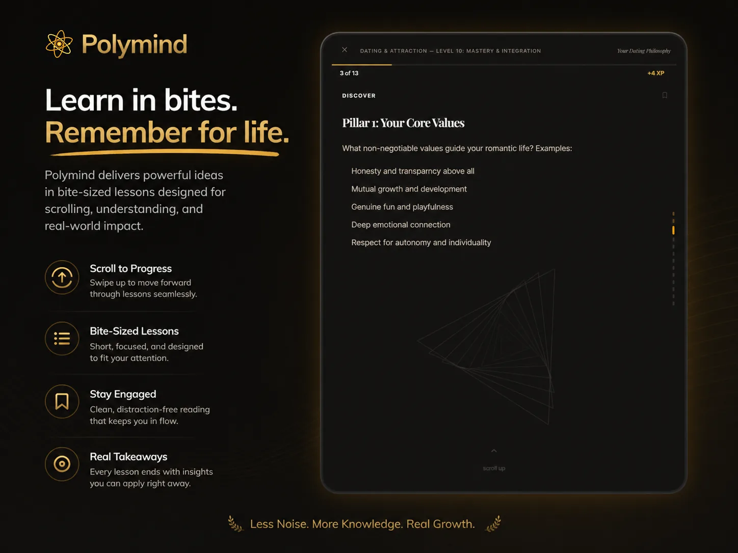 GyanMarg — Scroll reader — long-form reading view with inline questions and highlights synced across devices.